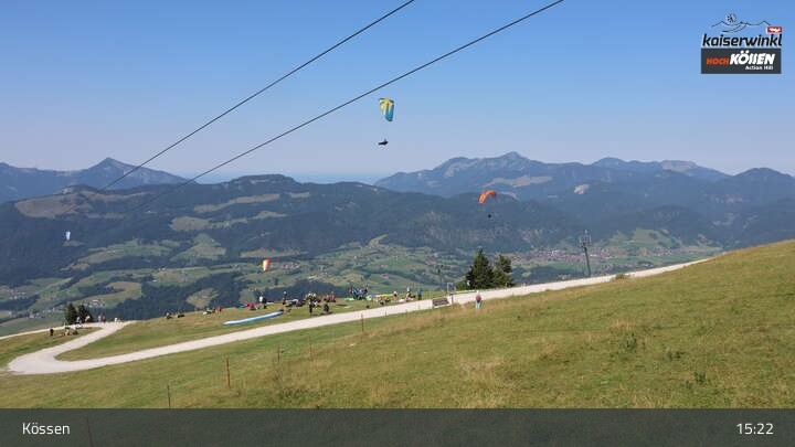 Archived image Webcam Kössen ski resort: Unterberghorn