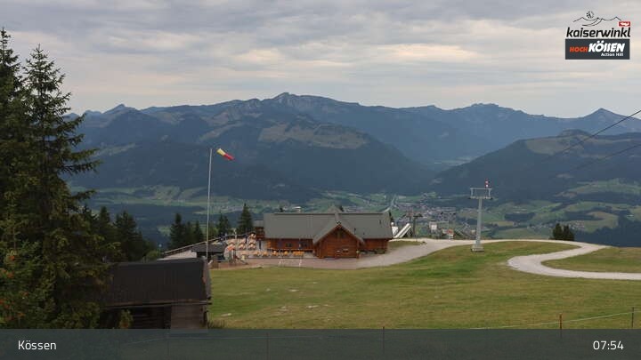 Archiv Foto Webcam Kössen: Unterberghorn