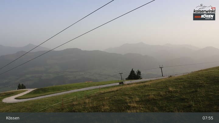 Archived image Webcam Kössen ski resort: Unterberghorn
