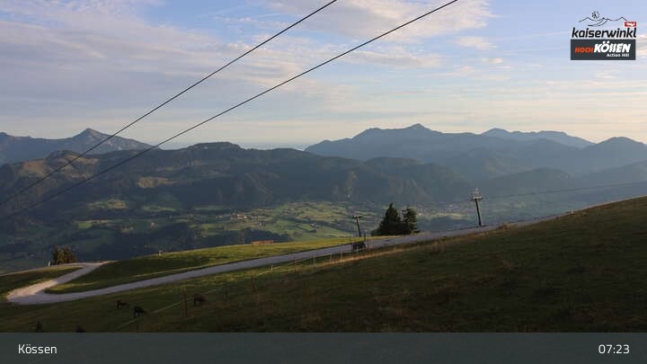 Archiv Foto Webcam Kössen: Unterberghorn
