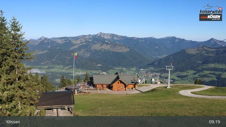 Archived image Webcam Kössen ski resort: Unterberghorn