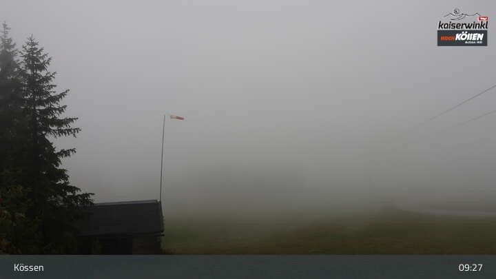 Archived image Webcam Kössen ski resort: Unterberghorn