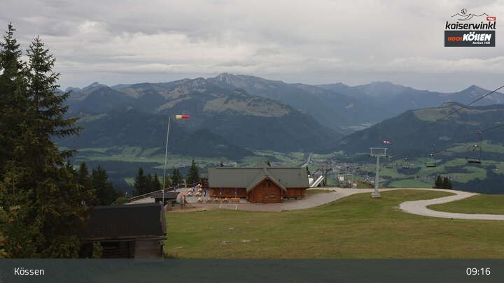 Archived image Webcam Kössen ski resort: Unterberghorn