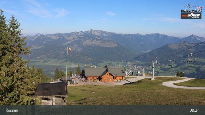 Archiv Foto Webcam Kössen: Unterberghorn