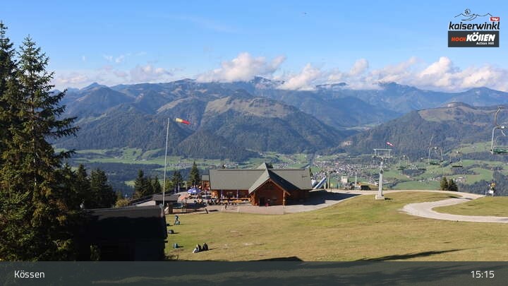 Archived image Webcam Kössen ski resort: Unterberghorn