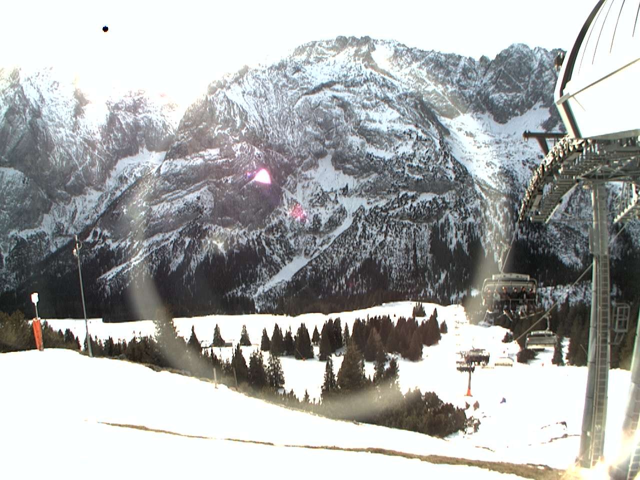 Archiv Foto Webcam Bergstation Sesselbahn Gaistal, Ehrwalder Alm