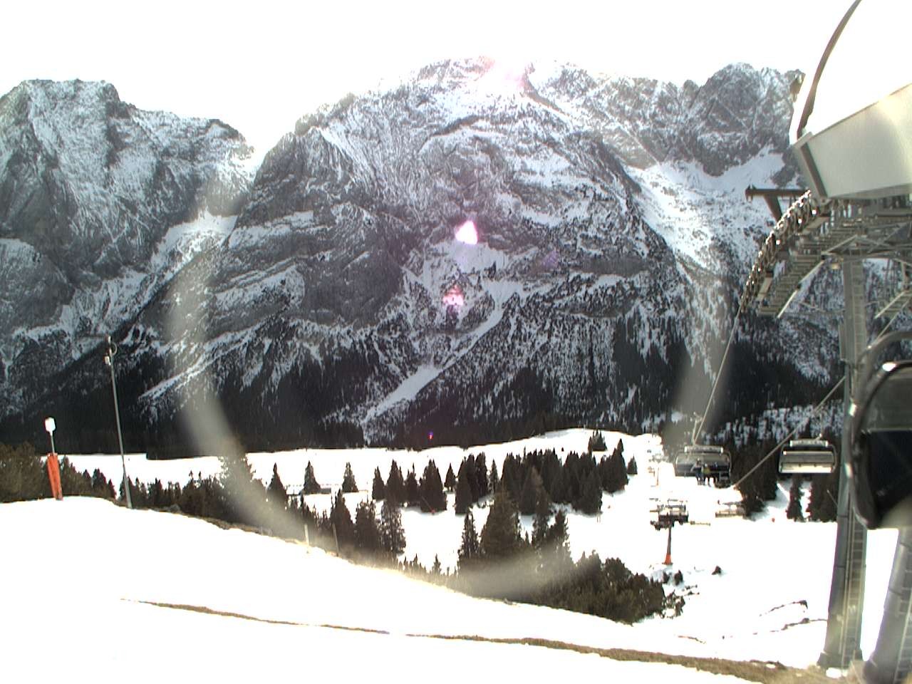 Archiv Foto Webcam Bergstation Sesselbahn Gaistal, Ehrwalder Alm