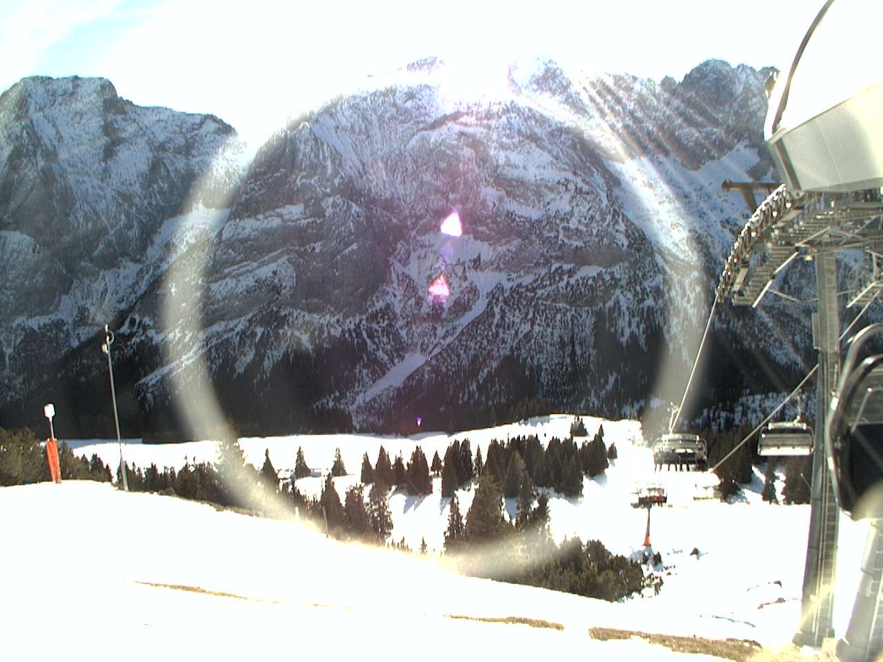 Archiv Foto Webcam Bergstation Sesselbahn Gaistal, Ehrwalder Alm