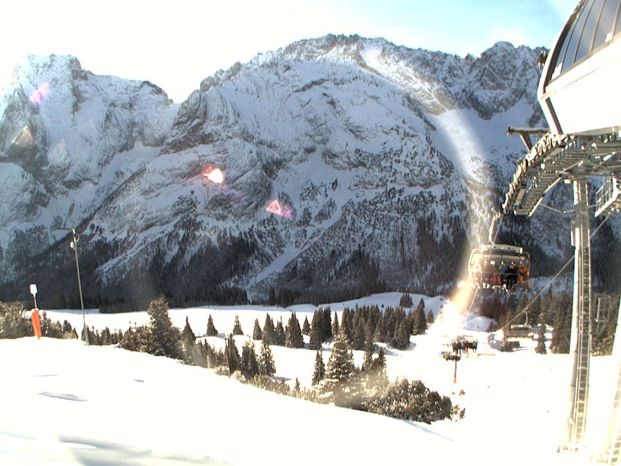 Archiv Foto Webcam Bergstation Sesselbahn Gaistal, Ehrwalder Alm