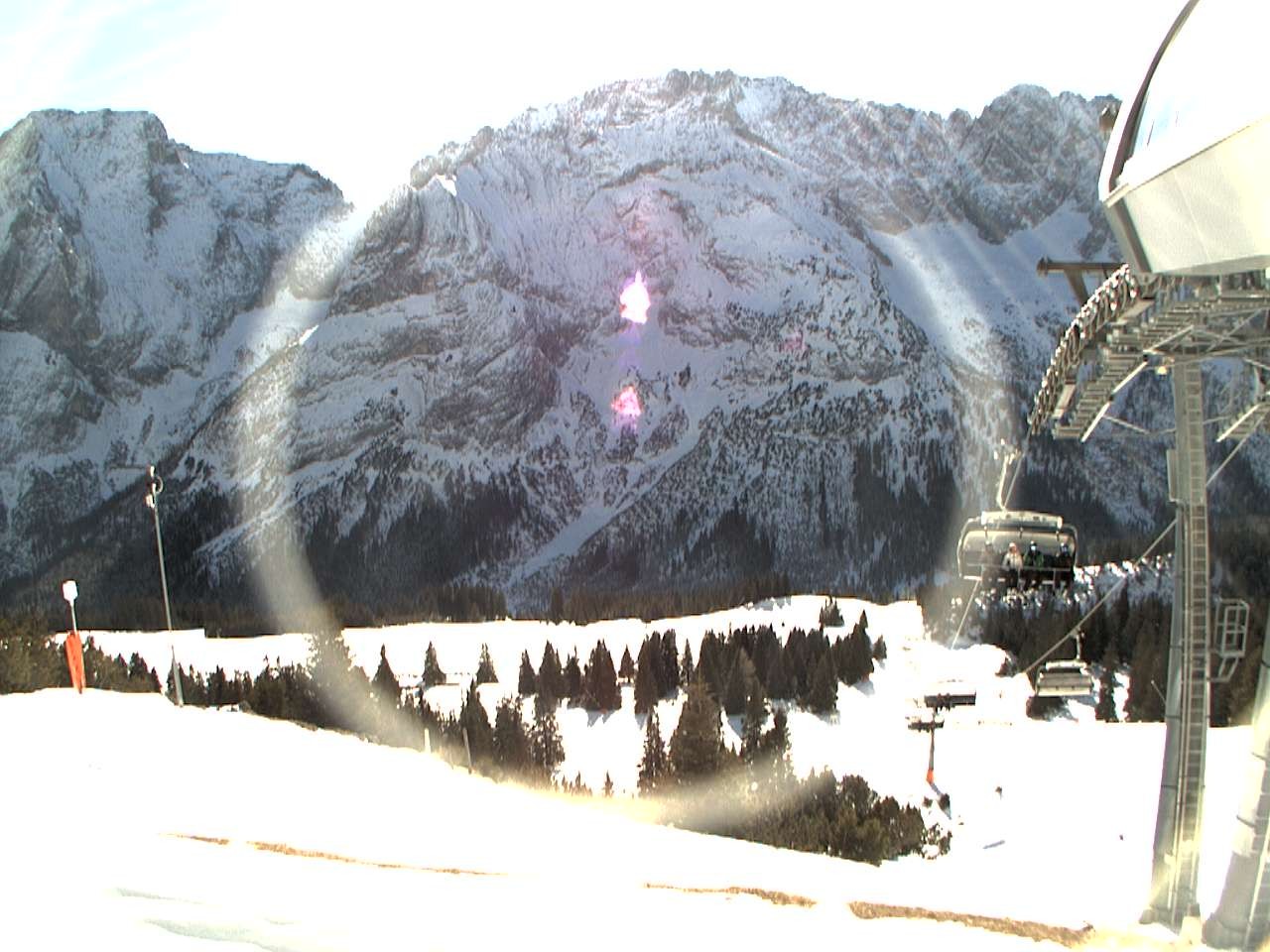 Archiv Foto Webcam Bergstation Sesselbahn Gaistal, Ehrwalder Alm
