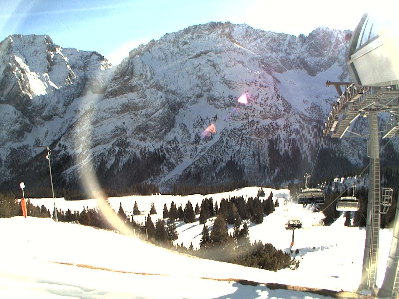 Archiv Foto Webcam Bergstation Sesselbahn Gaistal, Ehrwalder Alm