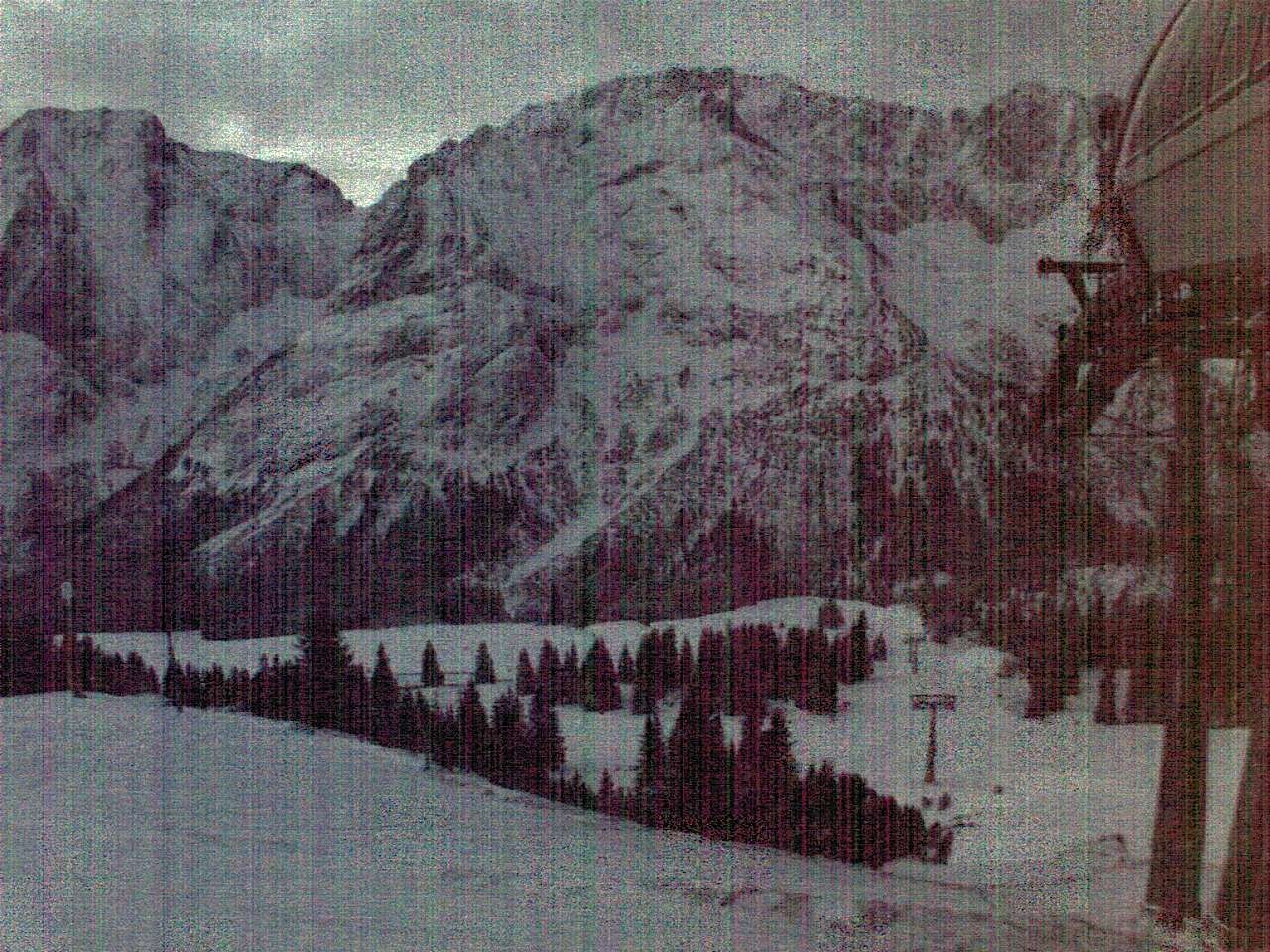 Archiv Foto Webcam Bergstation Sesselbahn Gaistal, Ehrwalder Alm