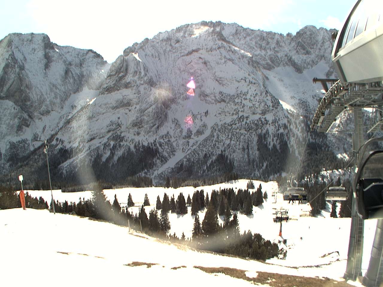 Archiv Foto Webcam Bergstation Sesselbahn Gaistal, Ehrwalder Alm