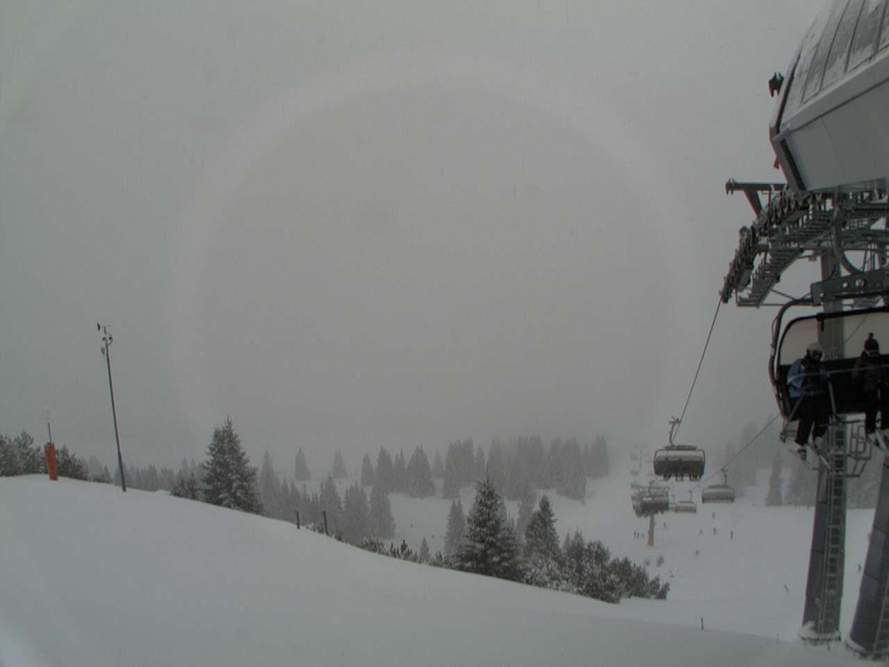 Archiv Foto Webcam Bergstation Sesselbahn Gaistal, Ehrwalder Alm