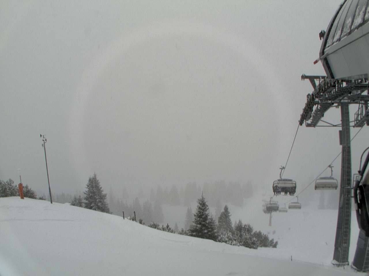 Archiv Foto Webcam Bergstation Sesselbahn Gaistal, Ehrwalder Alm