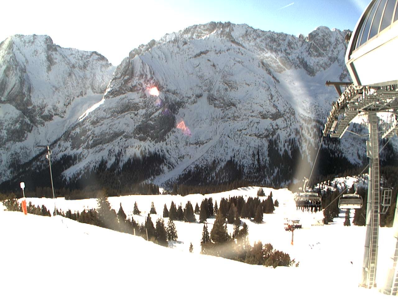 Archiv Foto Webcam Bergstation Sesselbahn Gaistal, Ehrwalder Alm