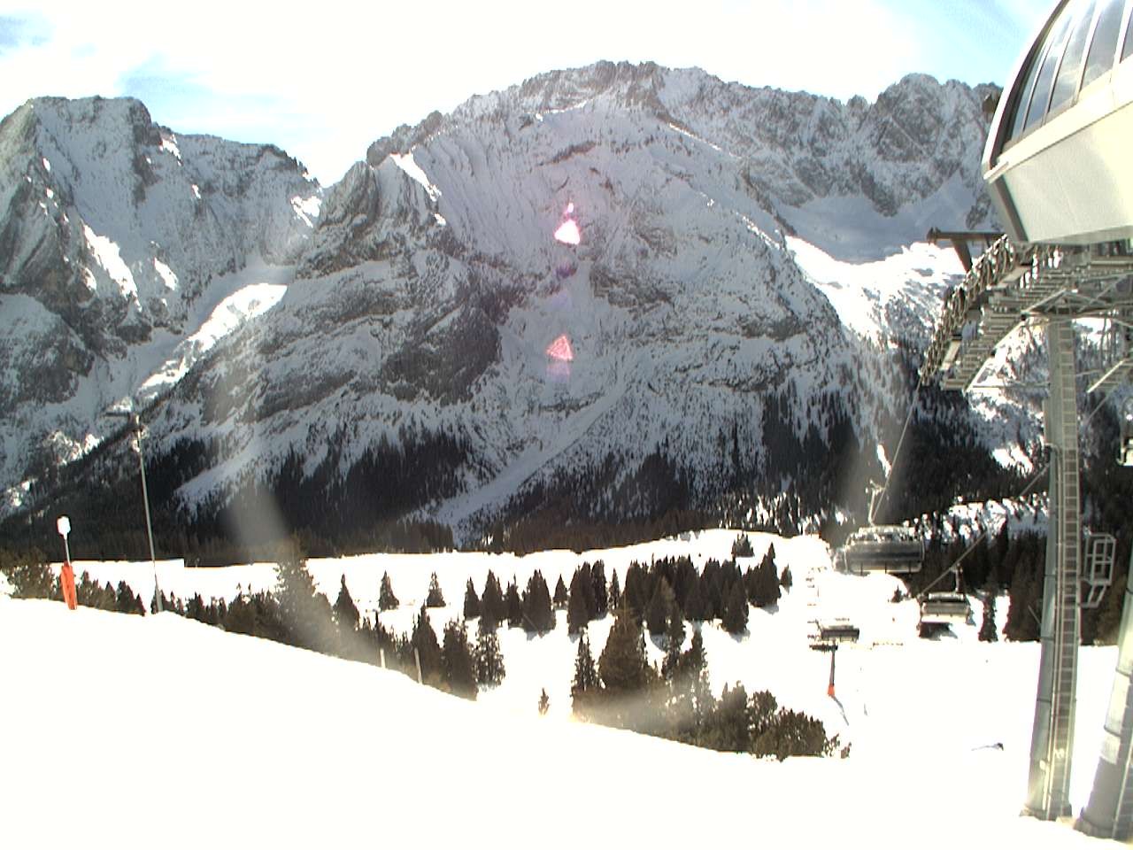 Archiv Foto Webcam Bergstation Sesselbahn Gaistal, Ehrwalder Alm