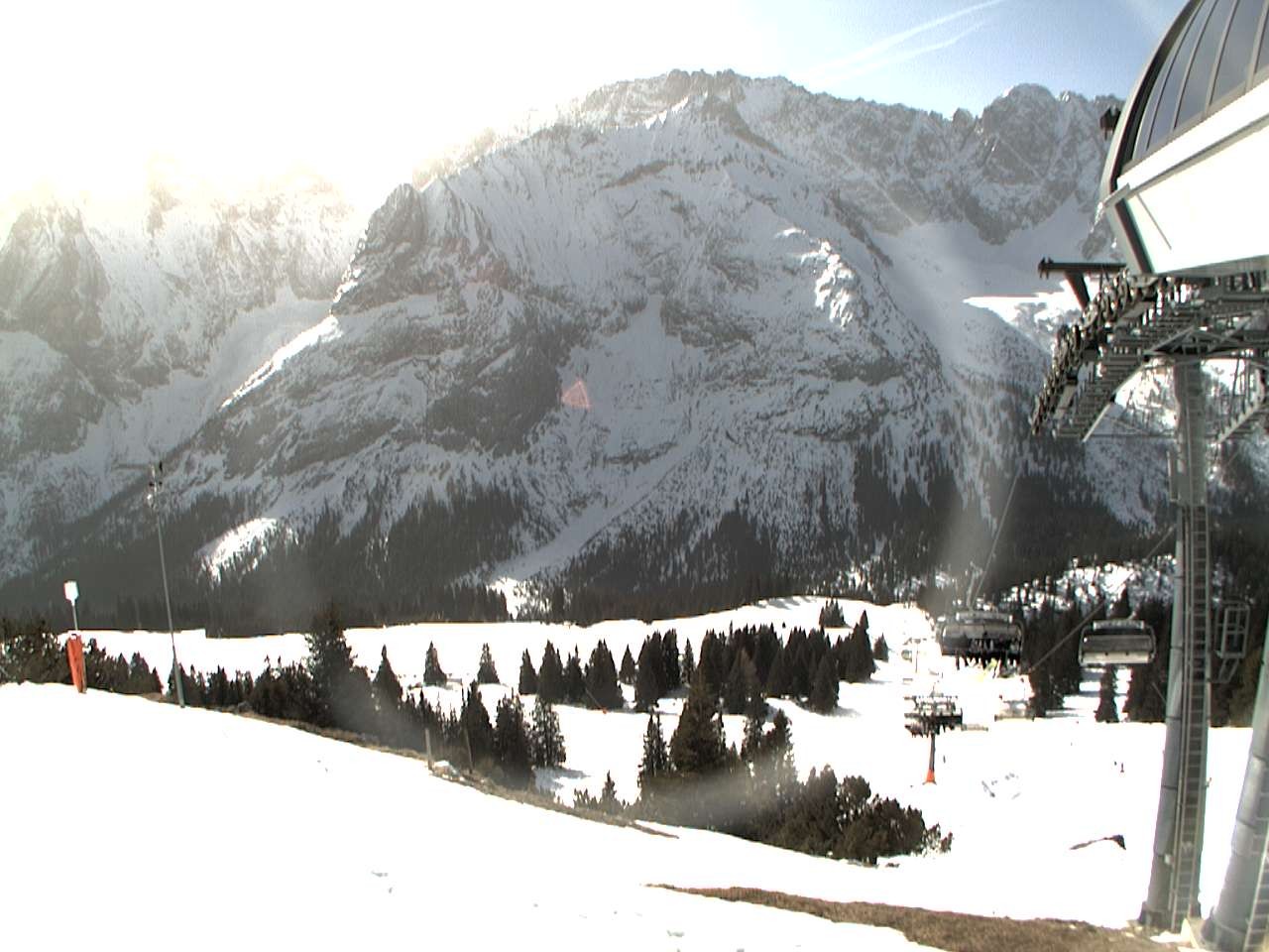 Archiv Foto Webcam Bergstation Sesselbahn Gaistal, Ehrwalder Alm