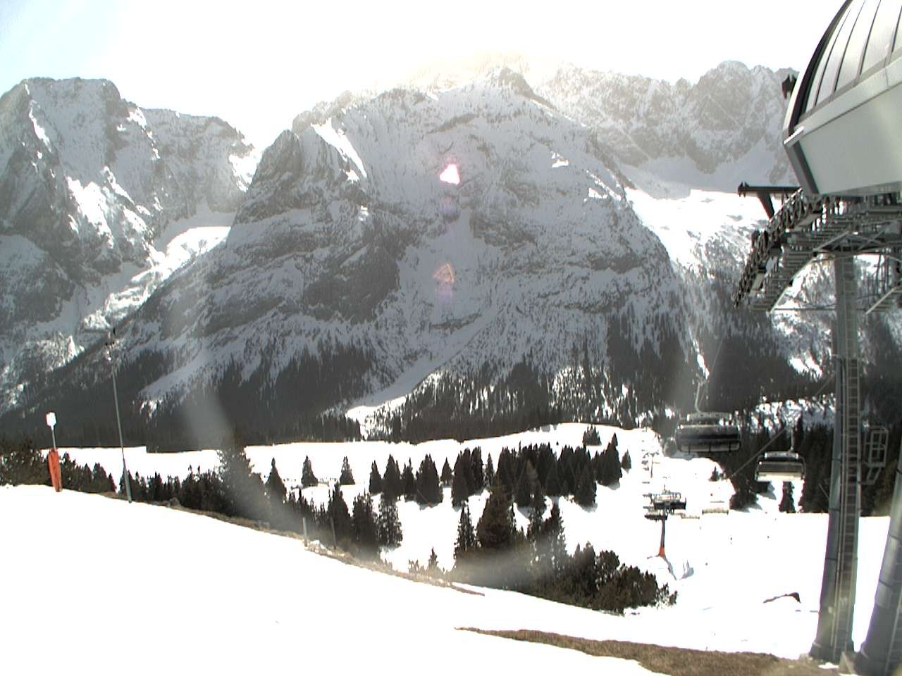 Archiv Foto Webcam Bergstation Sesselbahn Gaistal, Ehrwalder Alm