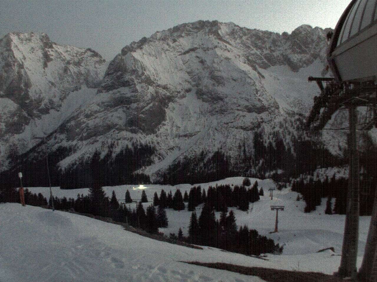Archiv Foto Webcam Bergstation Sesselbahn Gaistal, Ehrwalder Alm