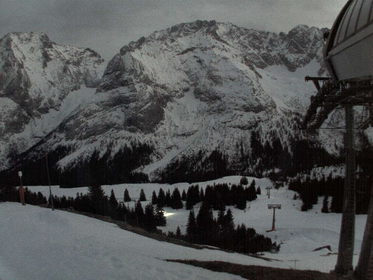 Archiv Foto Webcam Bergstation Sesselbahn Gaistal, Ehrwalder Alm