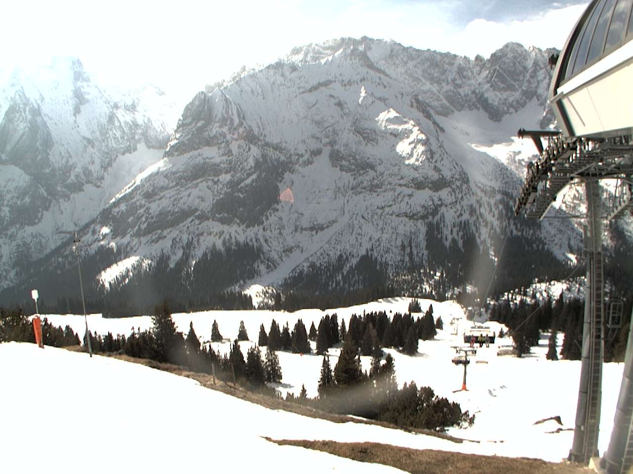 Archiv Foto Webcam Bergstation Sesselbahn Gaistal, Ehrwalder Alm