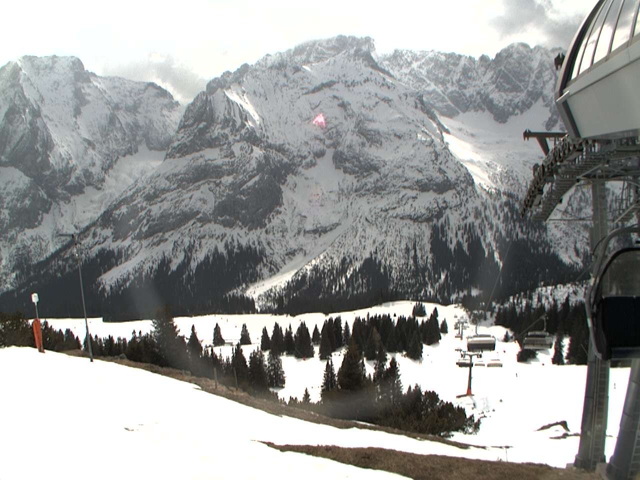 Archiv Foto Webcam Bergstation Sesselbahn Gaistal, Ehrwalder Alm