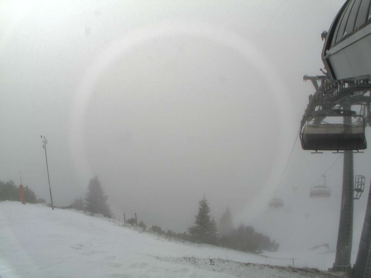 Archiv Foto Webcam Bergstation Sesselbahn Gaistal, Ehrwalder Alm