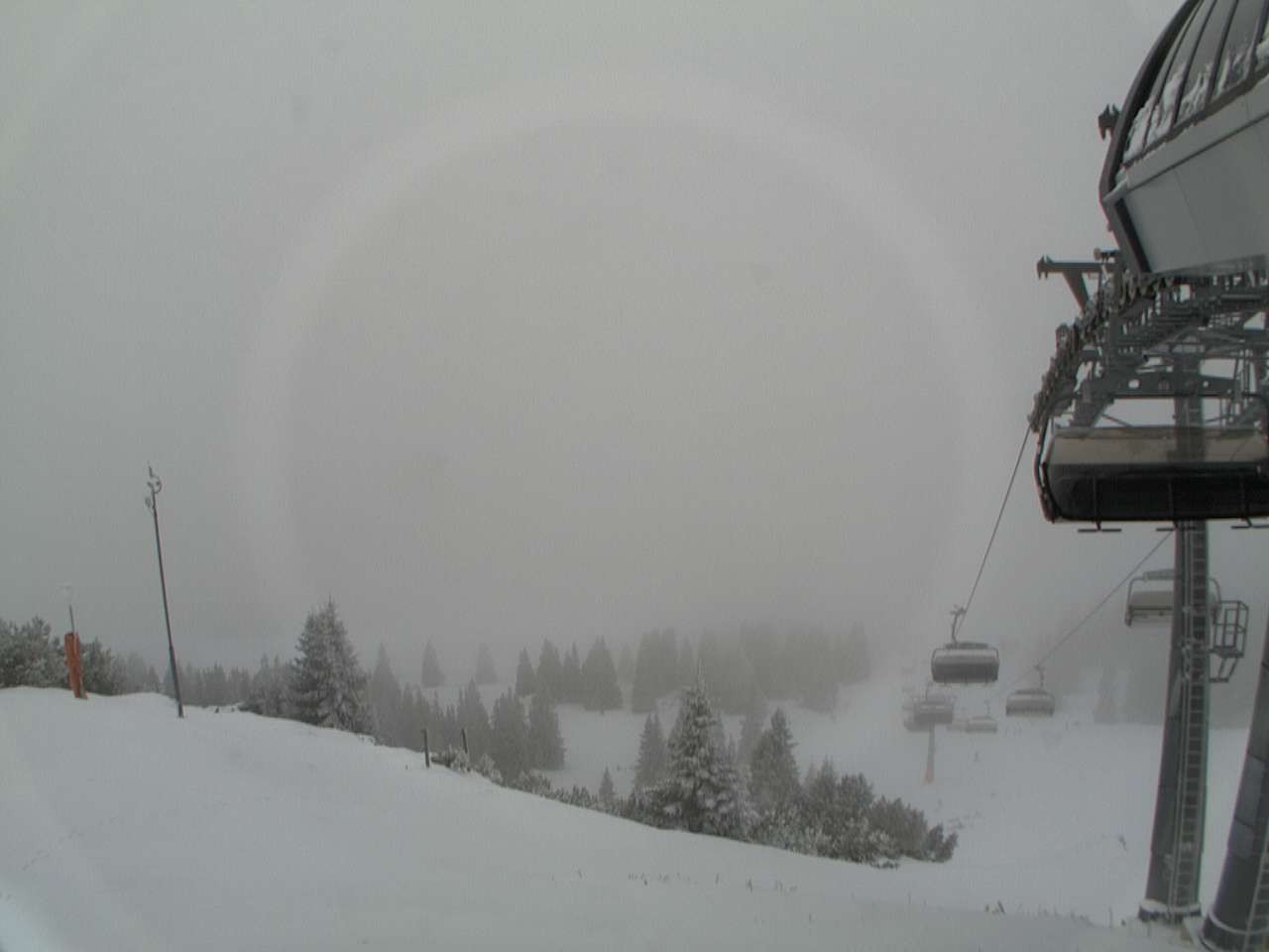 Archiv Foto Webcam Bergstation Sesselbahn Gaistal, Ehrwalder Alm