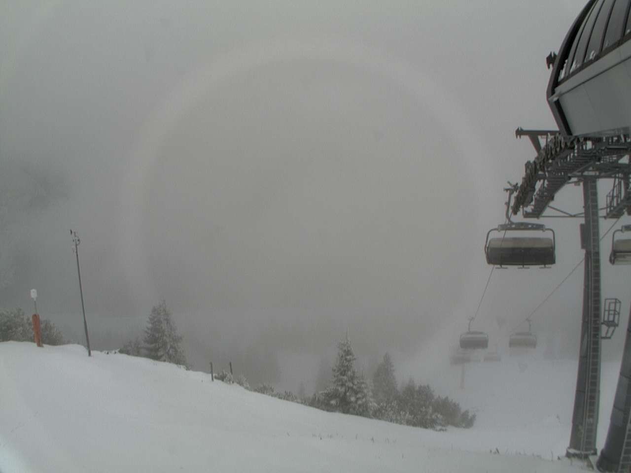 Archiv Foto Webcam Bergstation Sesselbahn Gaistal, Ehrwalder Alm