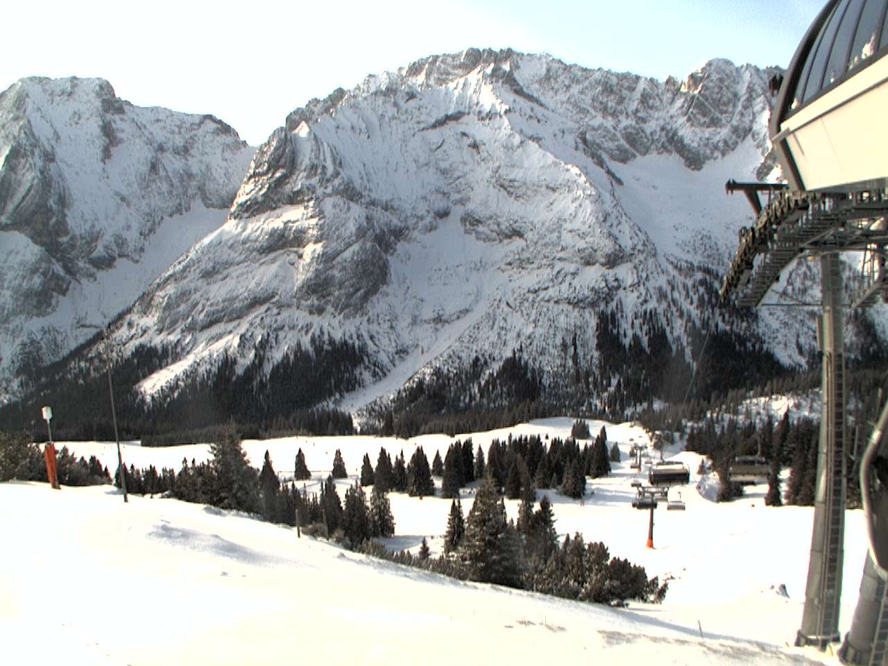 Archiv Foto Webcam Bergstation Sesselbahn Gaistal, Ehrwalder Alm