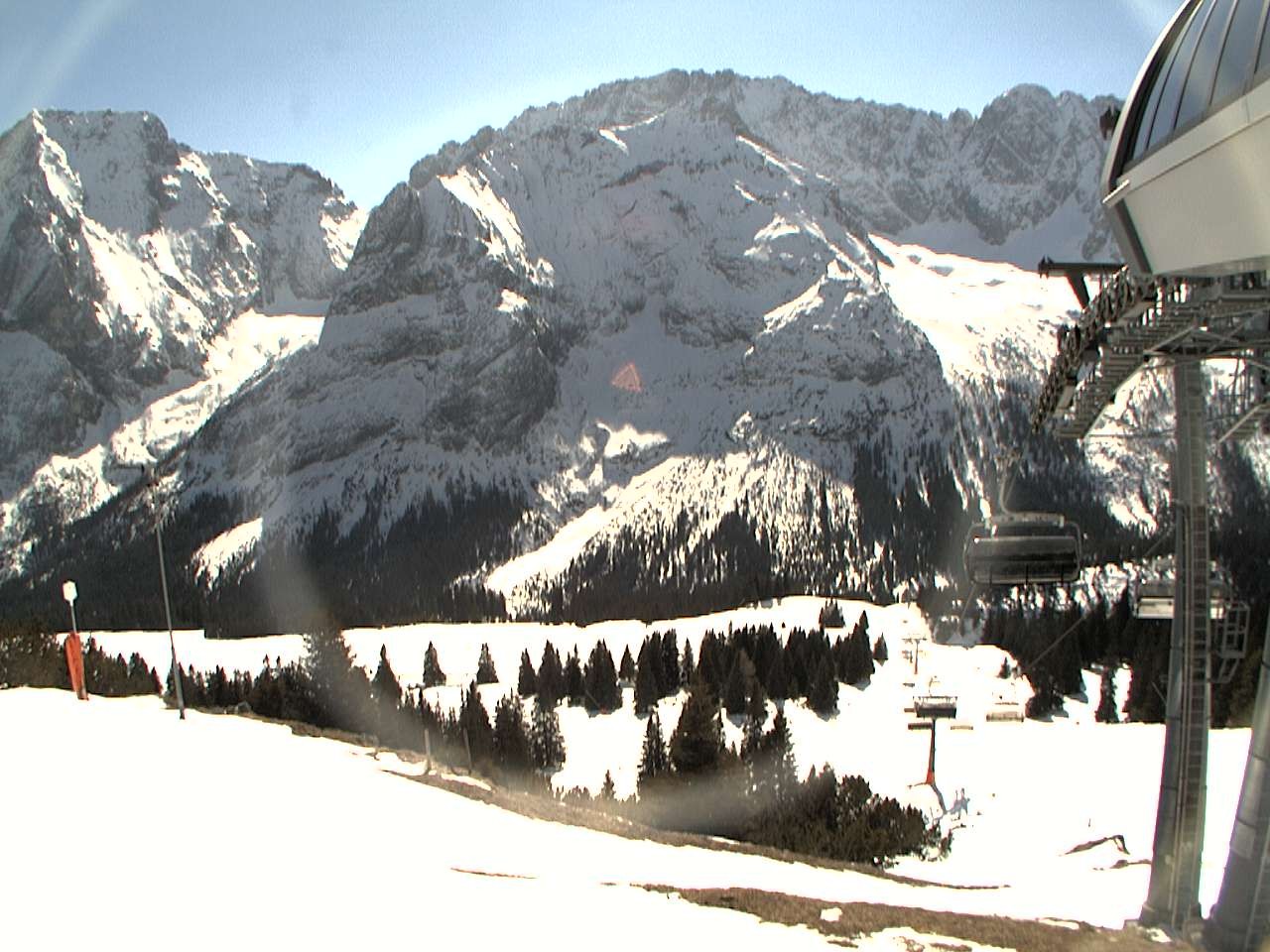 Archiv Foto Webcam Bergstation Sesselbahn Gaistal, Ehrwalder Alm