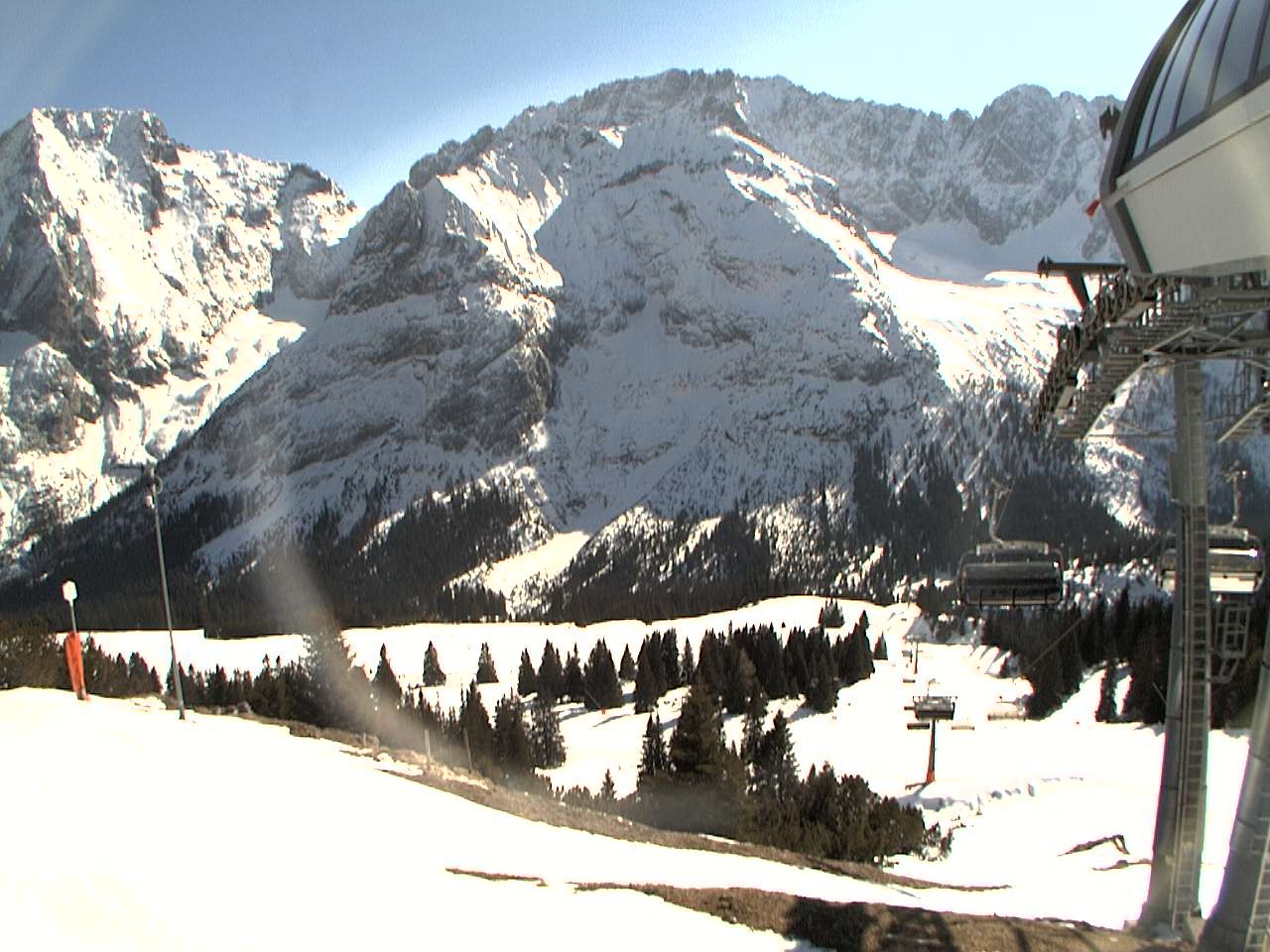 Archiv Foto Webcam Bergstation Sesselbahn Gaistal, Ehrwalder Alm