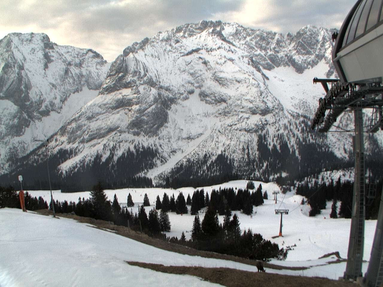 Archiv Foto Webcam Bergstation Sesselbahn Gaistal, Ehrwalder Alm