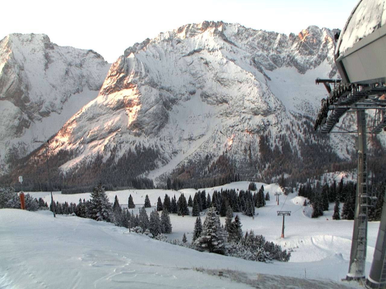 Archiv Foto Webcam Bergstation Sesselbahn Gaistal, Ehrwalder Alm