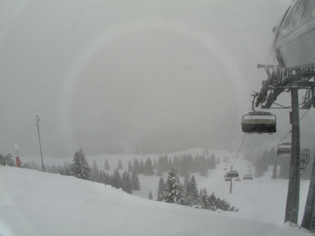 Archiv Foto Webcam Bergstation Sesselbahn Gaistal, Ehrwalder Alm