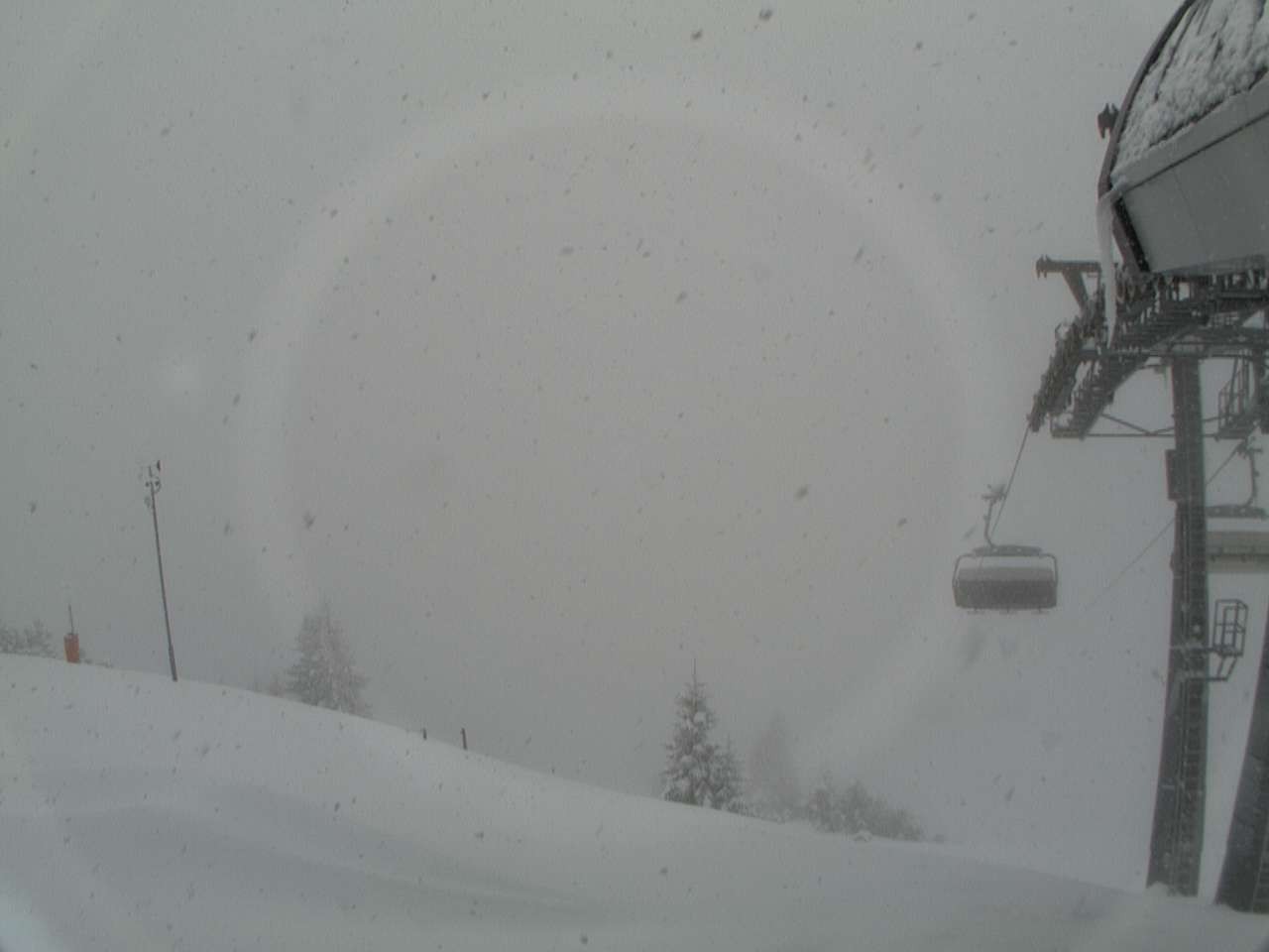 Archived image Webcam mountain station chairlift "Gaistal", "Ehrwalder Alm"
