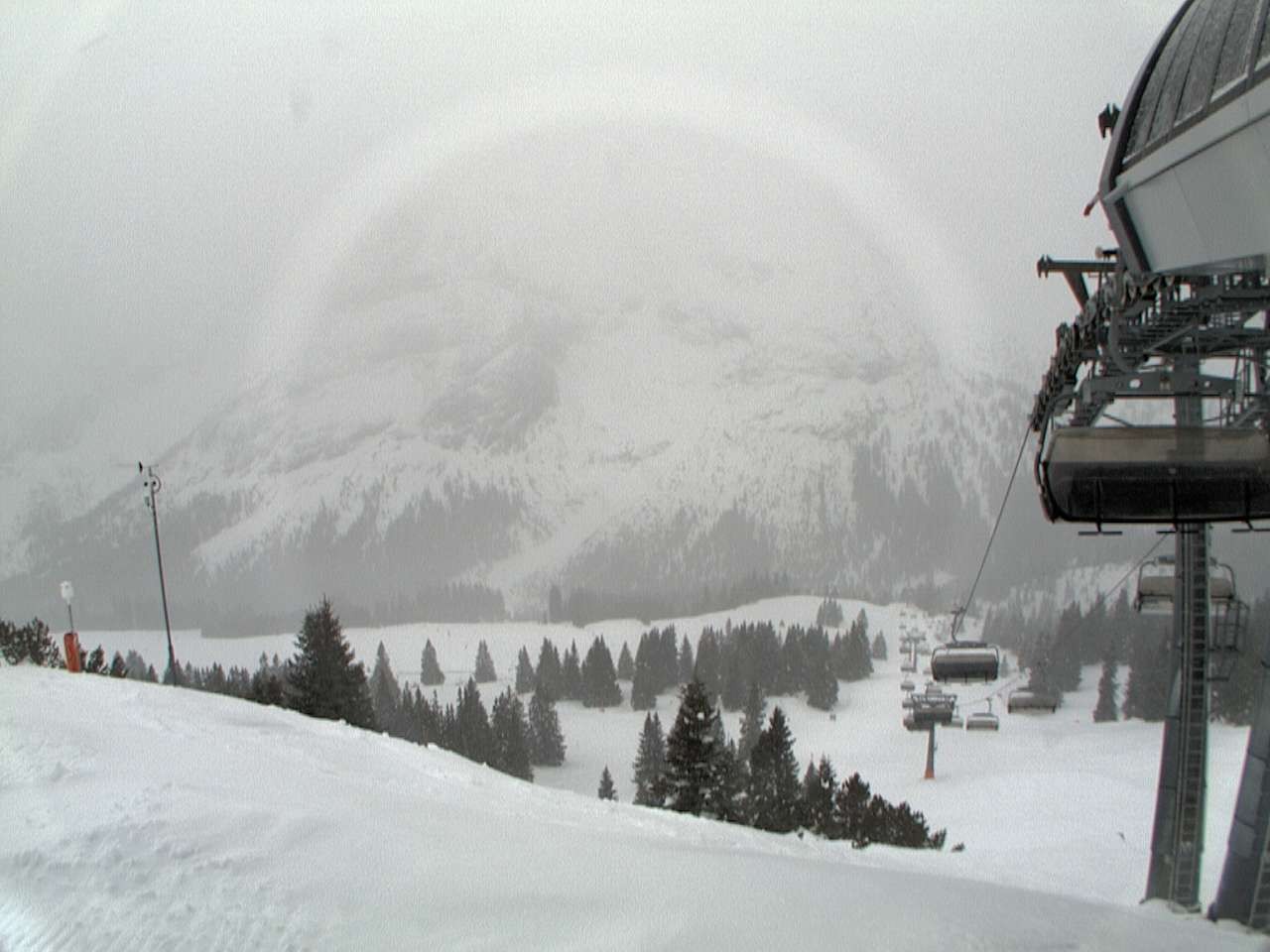 Archiv Foto Webcam Bergstation Sesselbahn Gaistal, Ehrwalder Alm