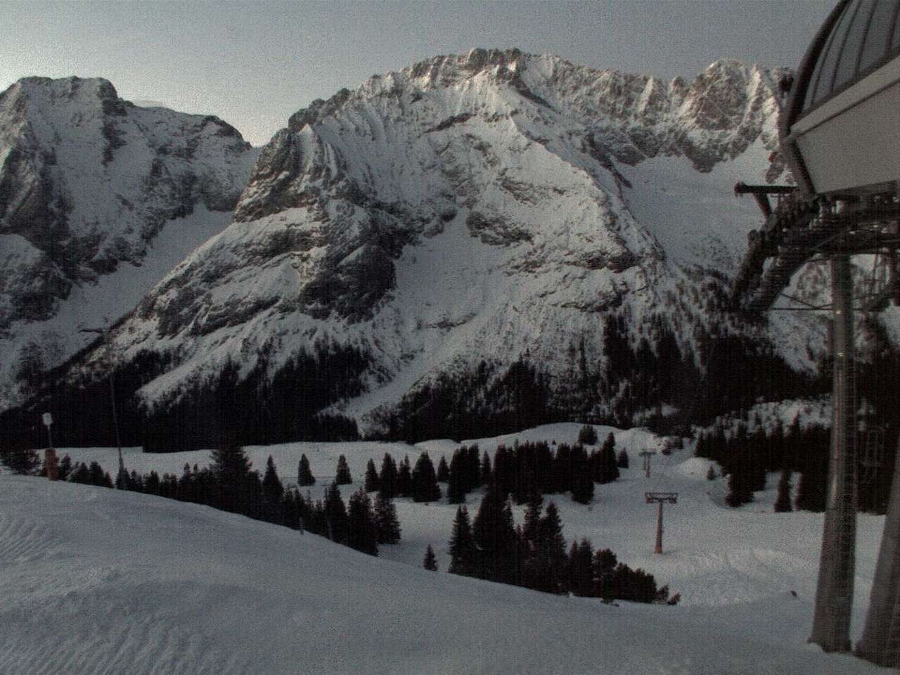 Archiv Foto Webcam Bergstation Sesselbahn Gaistal, Ehrwalder Alm