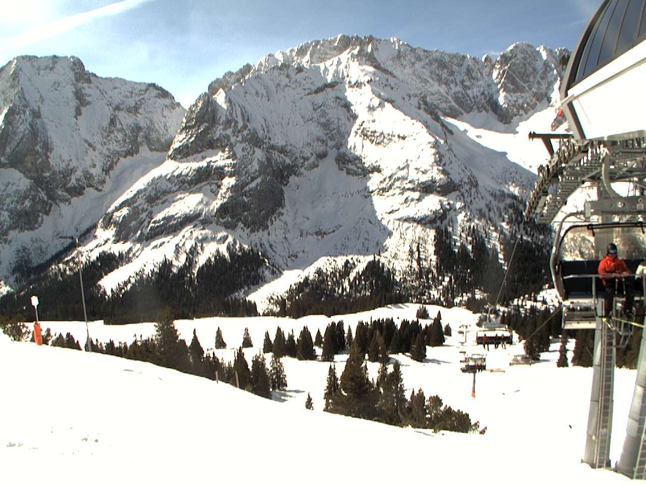 Archiv Foto Webcam Bergstation Sesselbahn Gaistal, Ehrwalder Alm