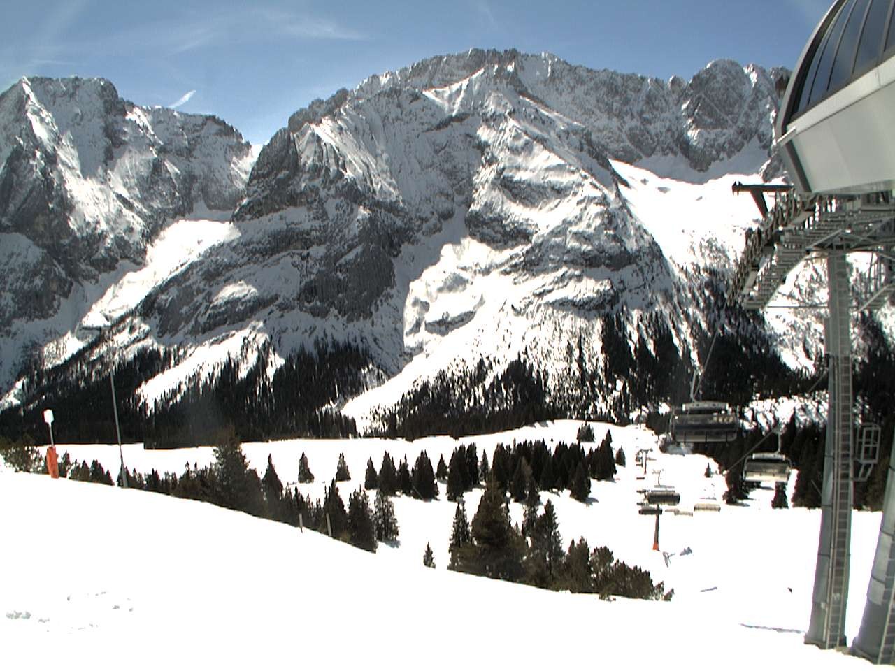 Archiv Foto Webcam Bergstation Sesselbahn Gaistal, Ehrwalder Alm