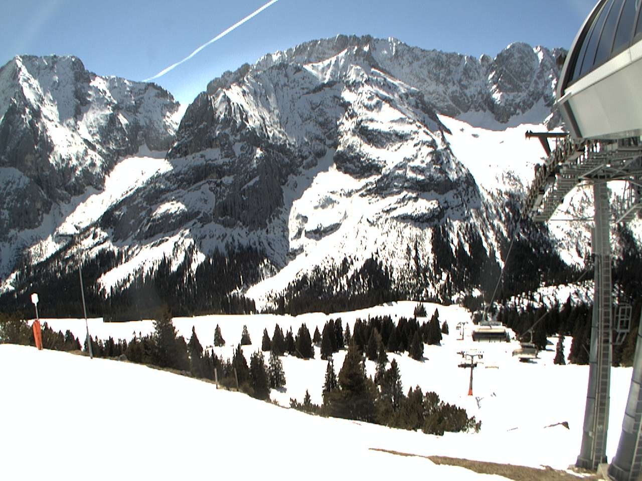 Archiv Foto Webcam Bergstation Sesselbahn Gaistal, Ehrwalder Alm