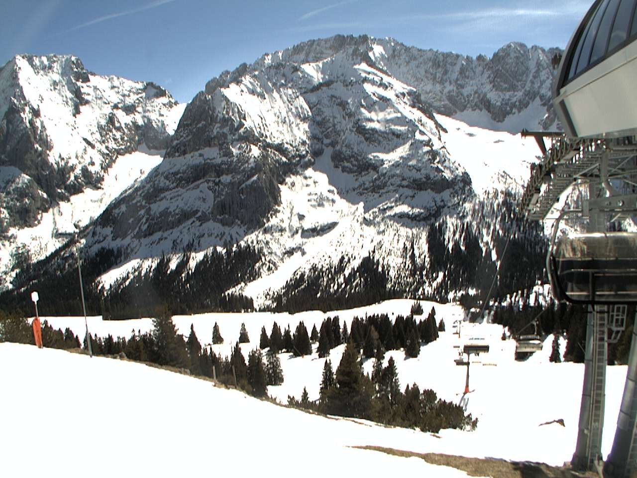 Archiv Foto Webcam Bergstation Sesselbahn Gaistal, Ehrwalder Alm