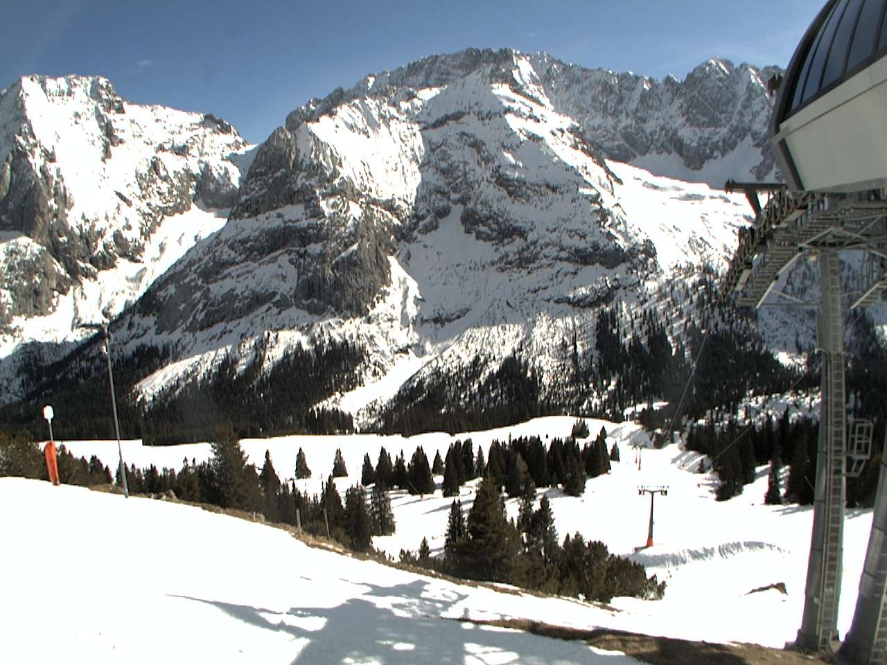 Archiv Foto Webcam Bergstation Sesselbahn Gaistal, Ehrwalder Alm