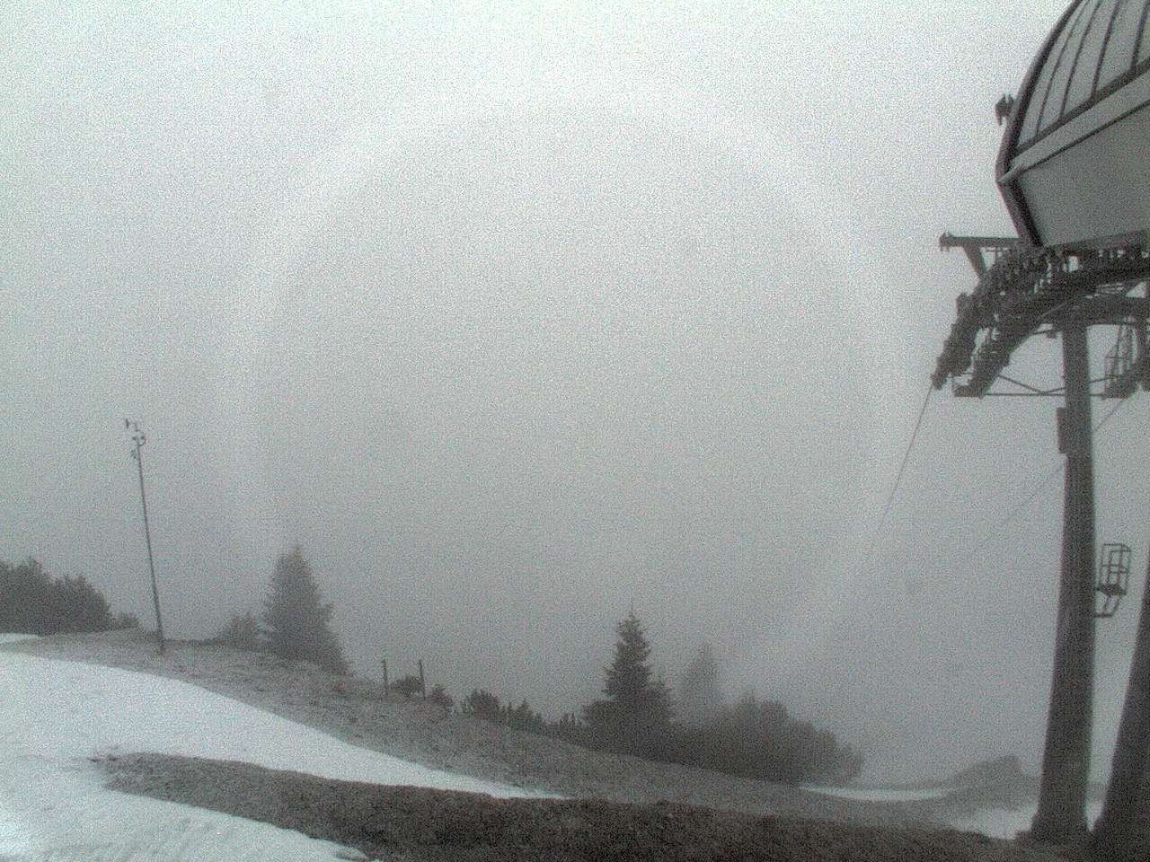 Archiv Foto Webcam Bergstation Sesselbahn Gaistal, Ehrwalder Alm