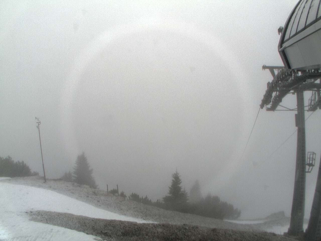Archiv Foto Webcam Bergstation Sesselbahn Gaistal, Ehrwalder Alm