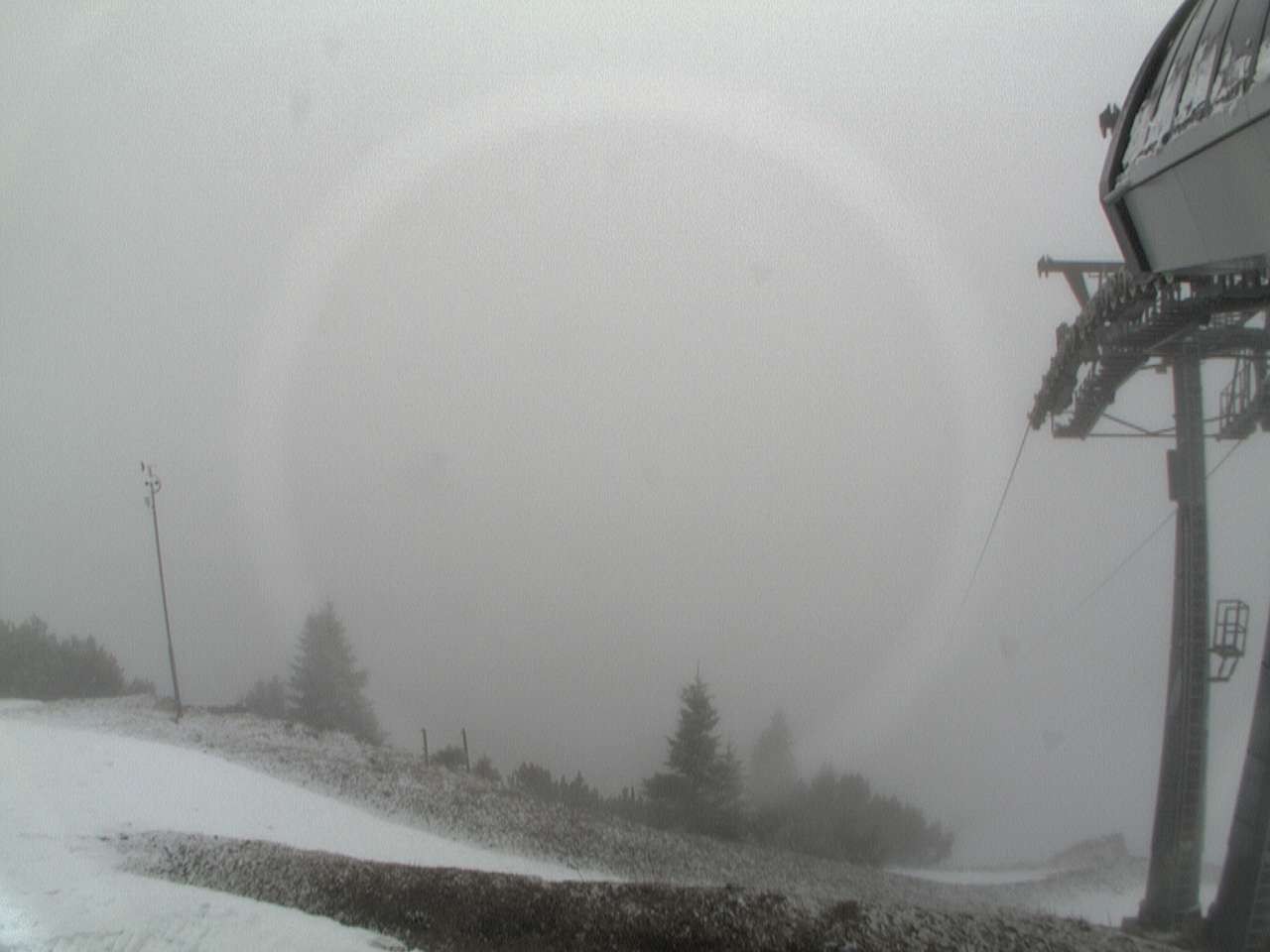 Archiv Foto Webcam Bergstation Sesselbahn Gaistal, Ehrwalder Alm