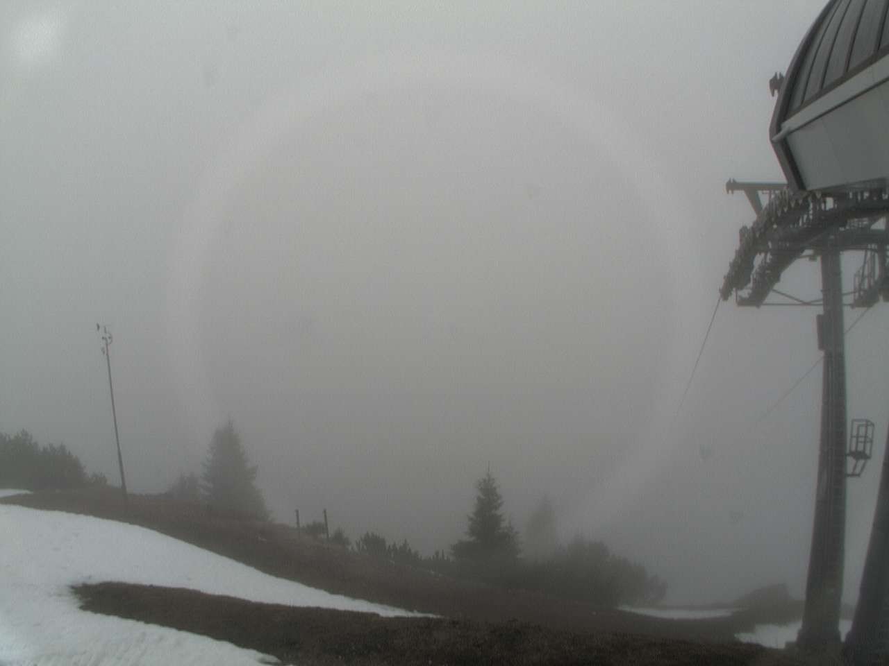 Archiv Foto Webcam Bergstation Sesselbahn Gaistal, Ehrwalder Alm