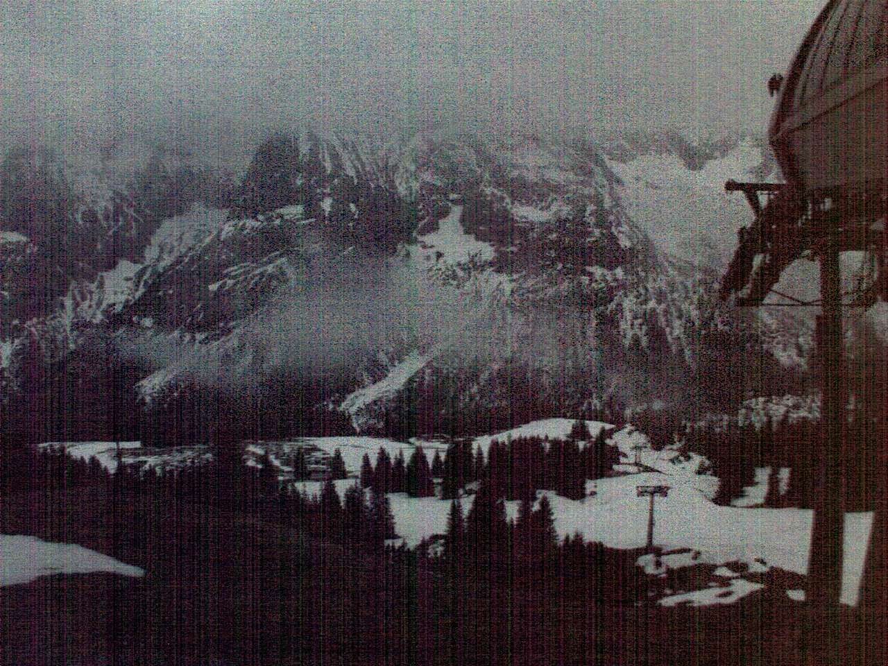 Archiv Foto Webcam Bergstation Sesselbahn Gaistal, Ehrwalder Alm