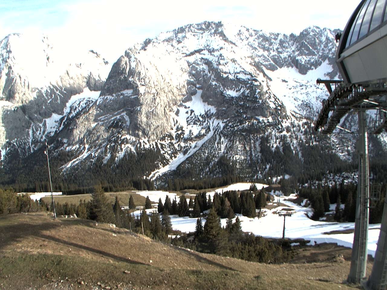 Archiv Foto Webcam Bergstation Sesselbahn Gaistal, Ehrwalder Alm